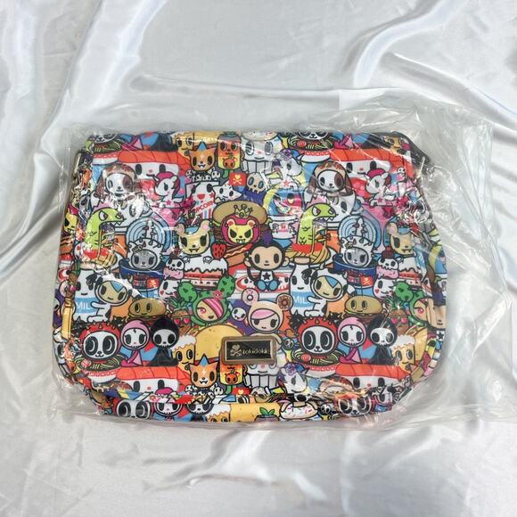 Tokidoki Food Buffet Messenger Ipad Bag Purse Vintage Rare Adios 2015 New - Picture 12 of 13